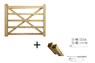 English Gate 150cm Pine Complete - Complete set - Lands End B.V.