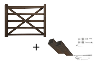 English Gate 150cm Dura2 - Complete set - Lands End B.V.