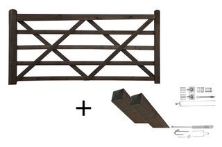 English Gate 240cm Dura2 - Complete set - Lands End B.V.