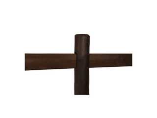 Economy Dark-Brown intermediate post 2-hole - Lands End B.V.