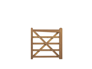 English Gate 120cm Iroko - Hardwood - Lands End B.V.