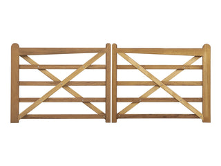 English Gate 2 x 150cm Iroko - Hardwood - Lands End B.V.