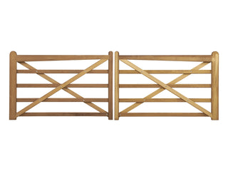 English Gate 2 x 210cm Iroko - Hardwood - Lands End B.V.