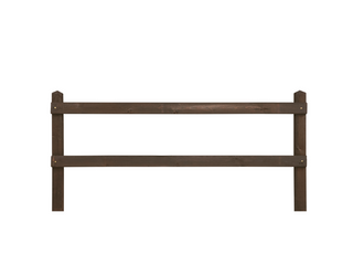 Rijbak Lord Dark-Brown - Met 2 liggers 2