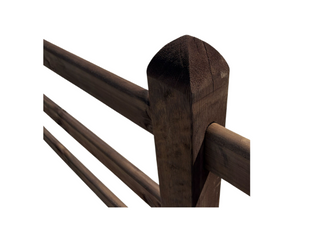 Tussenpaal Presidential Dark-Brown - 3-gaats