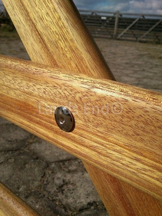 Field gate - 150cm - 1 piece - Okan hardwood - 1 cross - Lands End B.V.