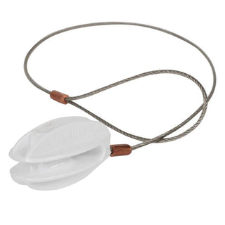 Reinforced corner insulator - White, stainless steel cable, 5 pieces - Lands End B.V.