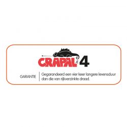 Staples with barbs Crapal 4 galvanized - 4.0 x 50 mm - Lands End B.V.