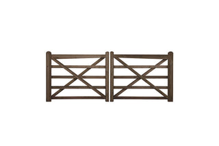 English Gate Dark-Brown - Double gate 