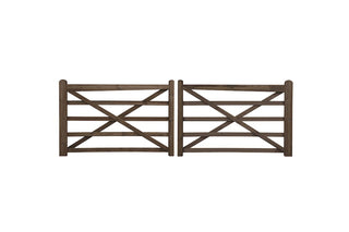 English Gate Dark-Brown - Double gate 