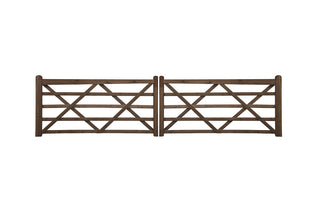 English Gate Dark-Brown - Double gate 