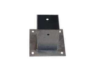 Paalhouder met plaat 10x10cm - Lands End B.V.