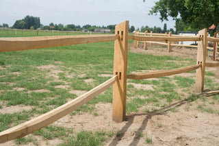 Post en Rail Modern - 2 ligger-systeem