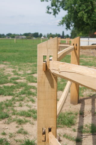 Post en Rail Modern - 2 ligger-systeem