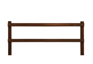 Screw-on Princess Dark-Brown - 2 rails