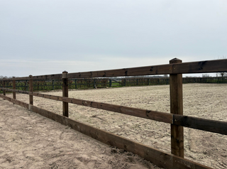 Rijbak Lord Dark-Brown - Met 2 liggers
