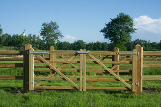 English Gate Pine Complete set - Double gate
