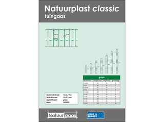 Natuurplast classic groen 60 t/m 200 cm hoog