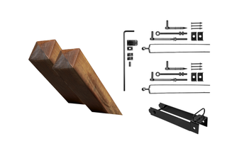 Accessory value set single gate - With posts 14.5x14.5cm