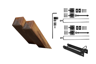 Accessory value set single gate - With posts 14.5x14.5cm